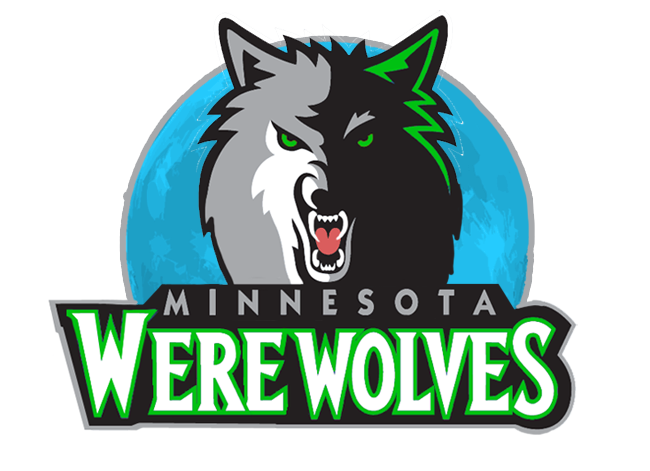 Minnesota Timberwolves Halloween 2009-Pres Primary Logo fabric transfer
